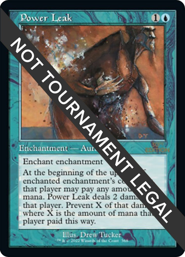 Image for Power Leak (Retro Frame) (368) (30A) - Magic: The Gathering