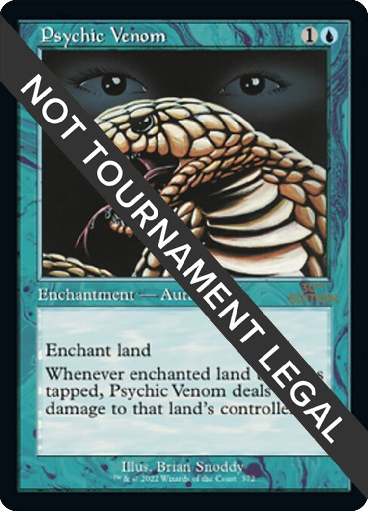 Image for Psychic Venom (Retro Frame) (372) (30A) - Magic: The Gathering