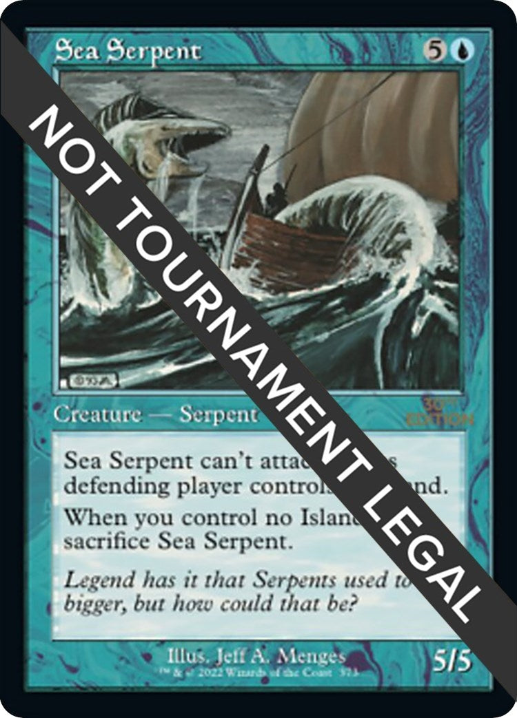 Image for Sea Serpent (Retro Frame) (373) (30A) - Magic: The Gathering