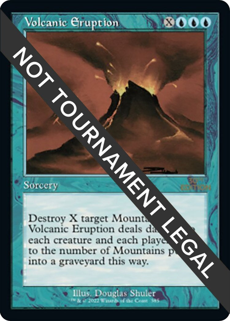 Image for Volcanic Eruption (Retro Frame) (385) (30A) - Magic: The Gathering
