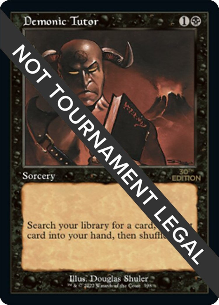 Image for Demonic Tutor (Retro Frame) (398) (30A) - Magic: The Gathering