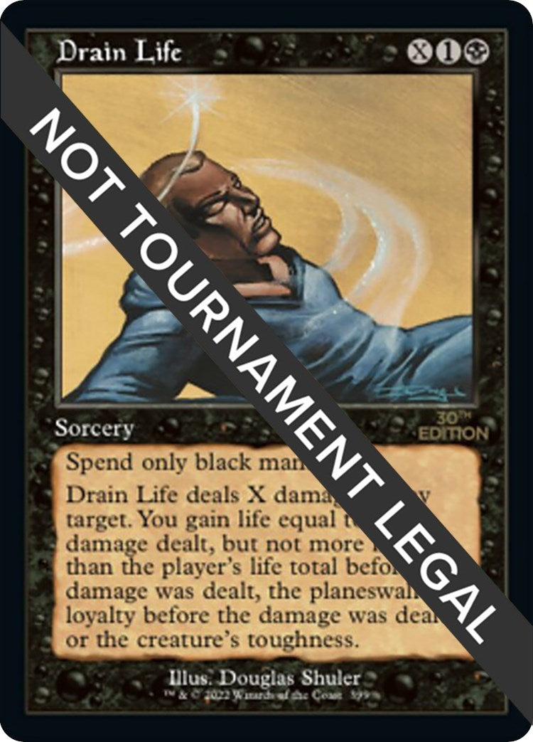 Image for Drain Life (Retro Frame) (399) (30A) - Magic: The Gathering