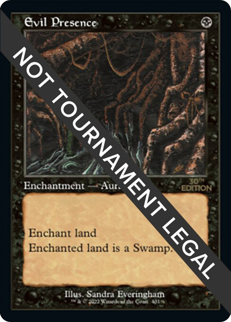 Image for Evil Presence (Retro Frame) (401) (30A) - Magic: The Gathering