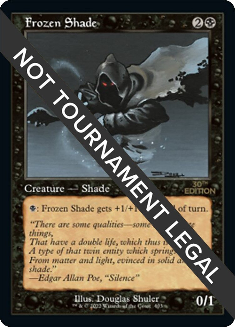 Image for Frozen Shade (Retro Frame) (403) (30A) - Magic: The Gathering