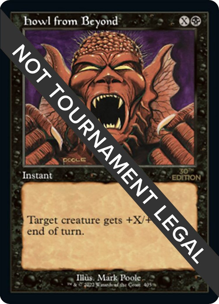 Image for Howl from Beyond (Retro Frame) (405) (30A) - Magic: The Gathering