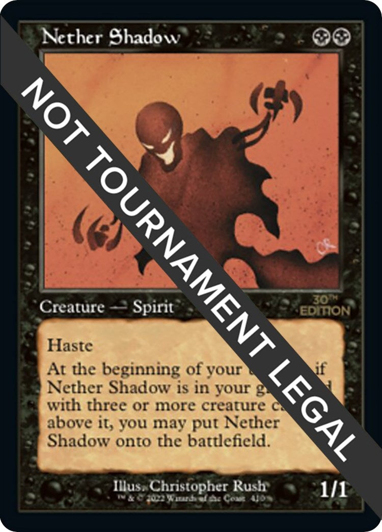 Image for Nether Shadow (Retro Frame) (410) (30A) - Magic: The Gathering