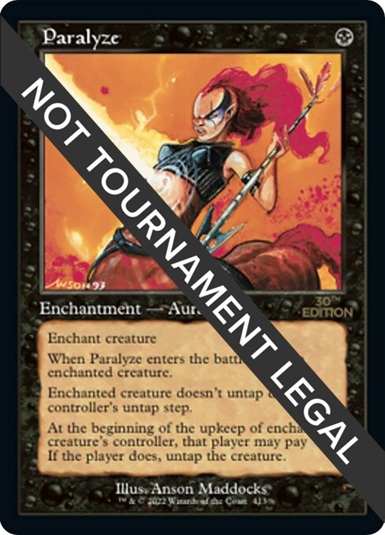 Image for Paralyze (Retro Frame) (413) (30A) - Magic: The Gathering