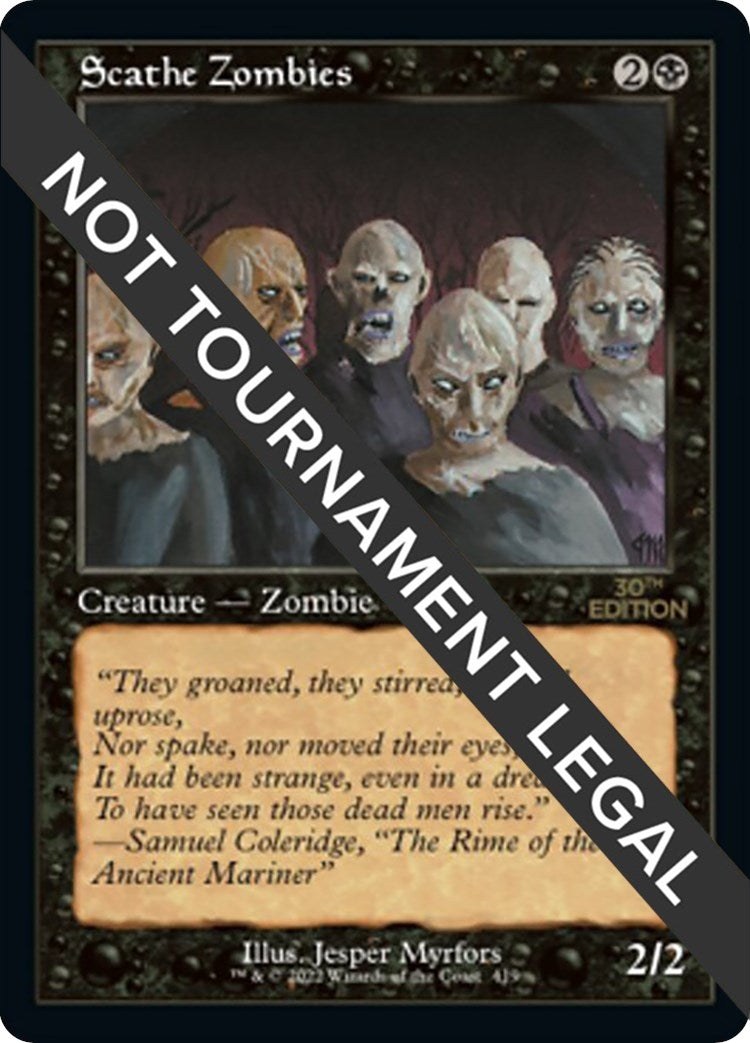 Image for Scathe Zombies (Retro Frame) (419) (30A) - Magic: The Gathering