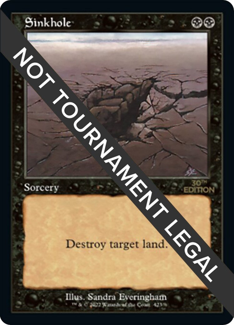Image for Sinkhole (Retro Frame) (423) (30A) - Magic: The Gathering