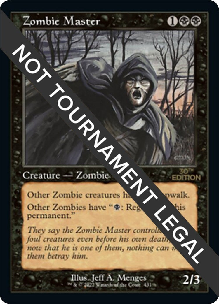 Image for Zombie Master (Retro Frame) (431) (30A) - Magic: The Gathering