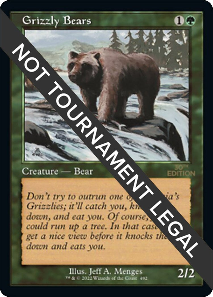 Image for Grizzly Bears (Retro Frame) (492) (30A) - Magic: The Gathering