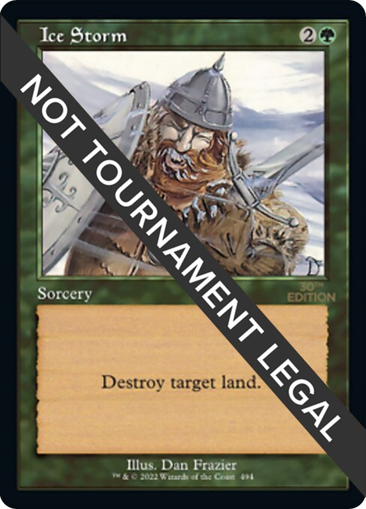 Image for Ice Storm (Retro Frame) (494) (30A) - Magic: The Gathering