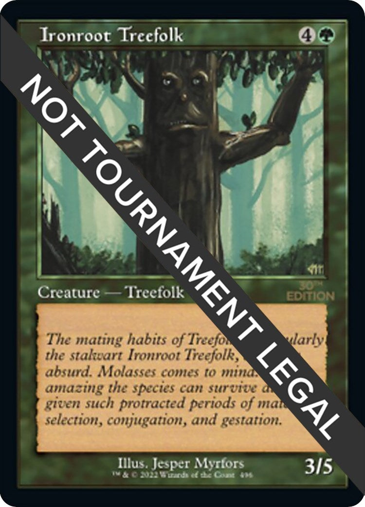 Image for Ironroot Treefolk (Retro Frame) (496) (30A) - Magic: The Gathering