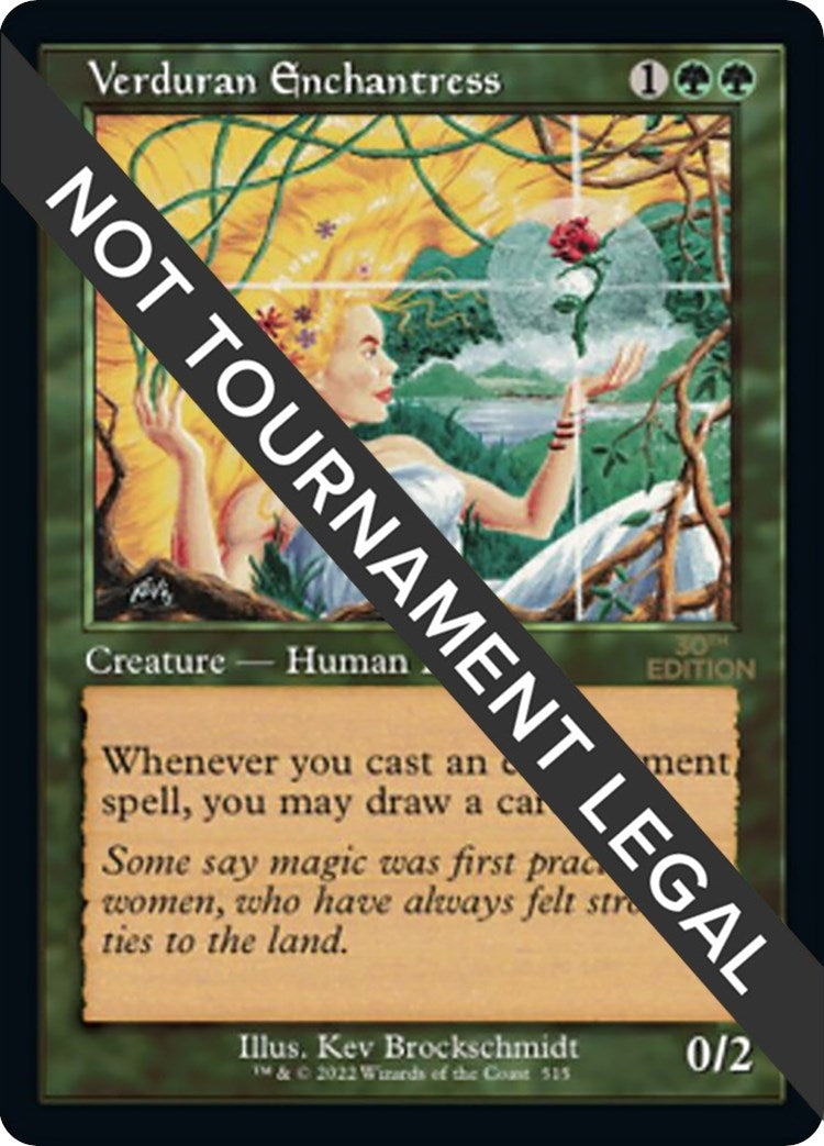 Image for Verduran Enchantress (Retro Frame) (515) (30A) - Magic: The Gathering