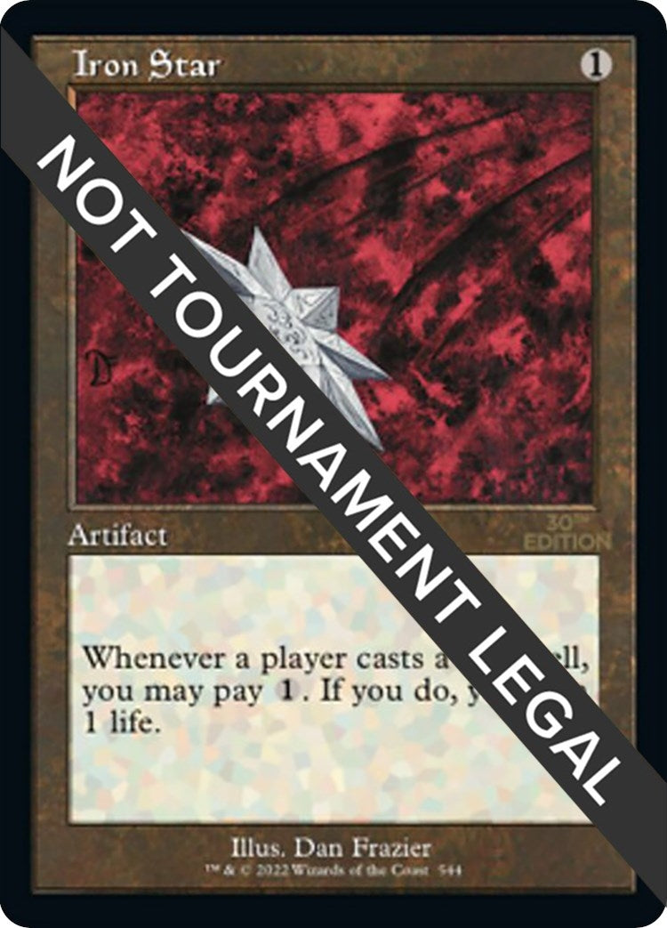 Image for Iron Star (Retro Frame) (544) (30A) - Magic: The Gathering