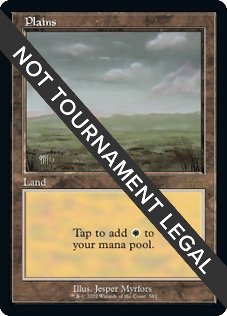 Image for Plains (582) (Retro Frame) (582) (30A) - Magic: The Gathering
