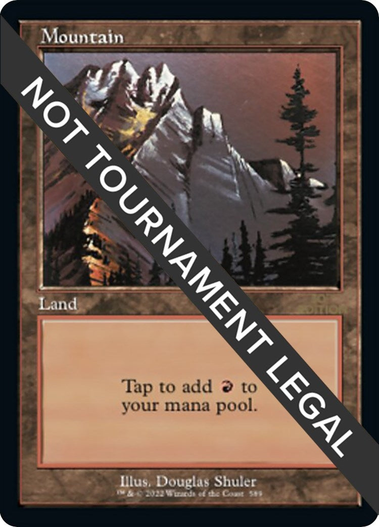 Image for Mountain (589) (Retro Frame) (589) (30A) - Magic: The Gathering