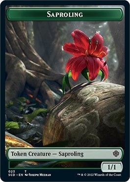 Image for Saproling // Soldier Double-Sided Token (23 // 8) (SCD) - Magic: The Gathering