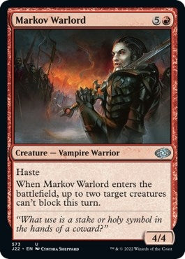 Image for Markov Warlord (573) (J22) - Magic: The Gathering
