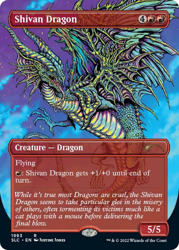 Image for Shivan Dragon (1993) (SLC) - Magic: The Gathering