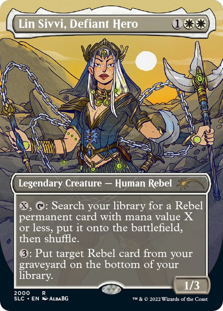 Image for Lin Sivvi, Defiant Hero (2000) (SLC) - Magic: The Gathering