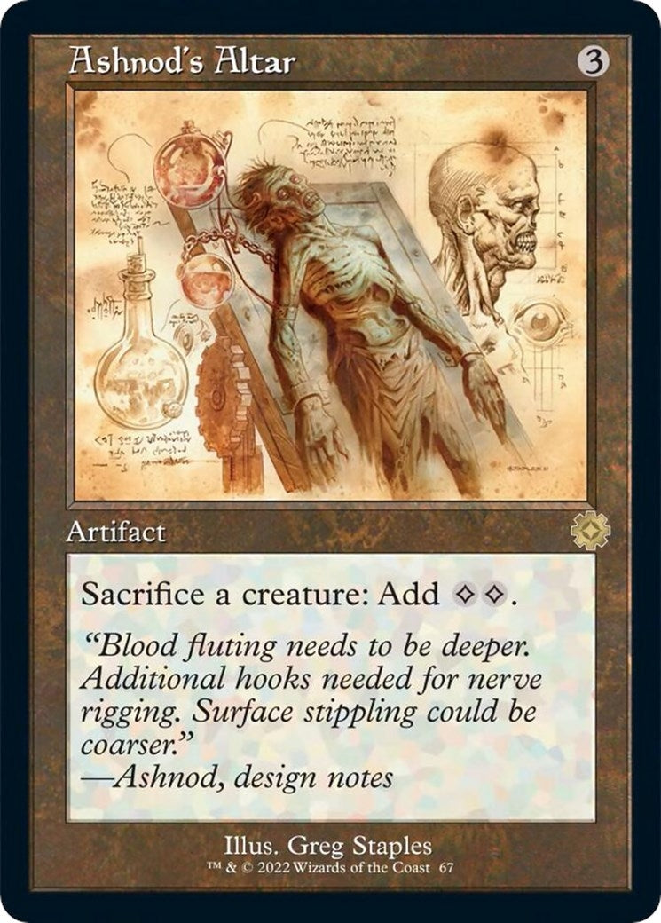 Image for Ashnod's Altar (Schematic) (67) (BRR) - Magic: The Gathering