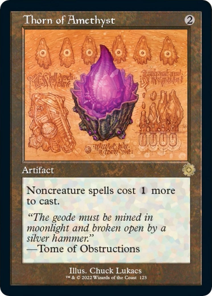 Image for Thorn of Amethyst (Schematic) (123) (BRR) - Magic: The Gathering