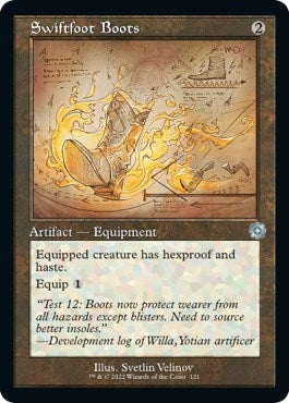 Image for Swiftfoot Boots (Schematic) (121) (BRR) - Magic: The Gathering