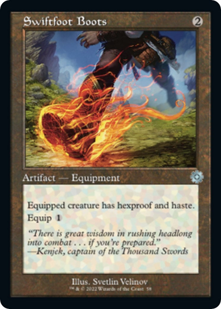 Image for Swiftfoot Boots (58) (BRR) - Magic: The Gathering