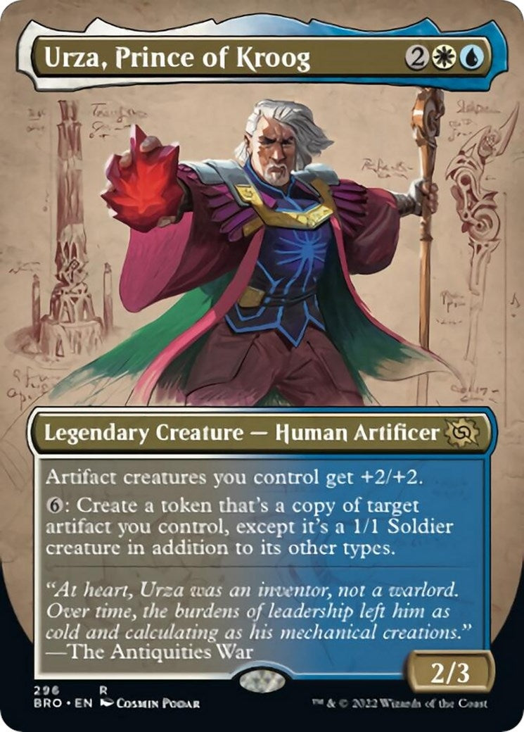 Image for Urza, Prince of Kroog (Borderless) (296) (BRO) - Magic: The Gathering