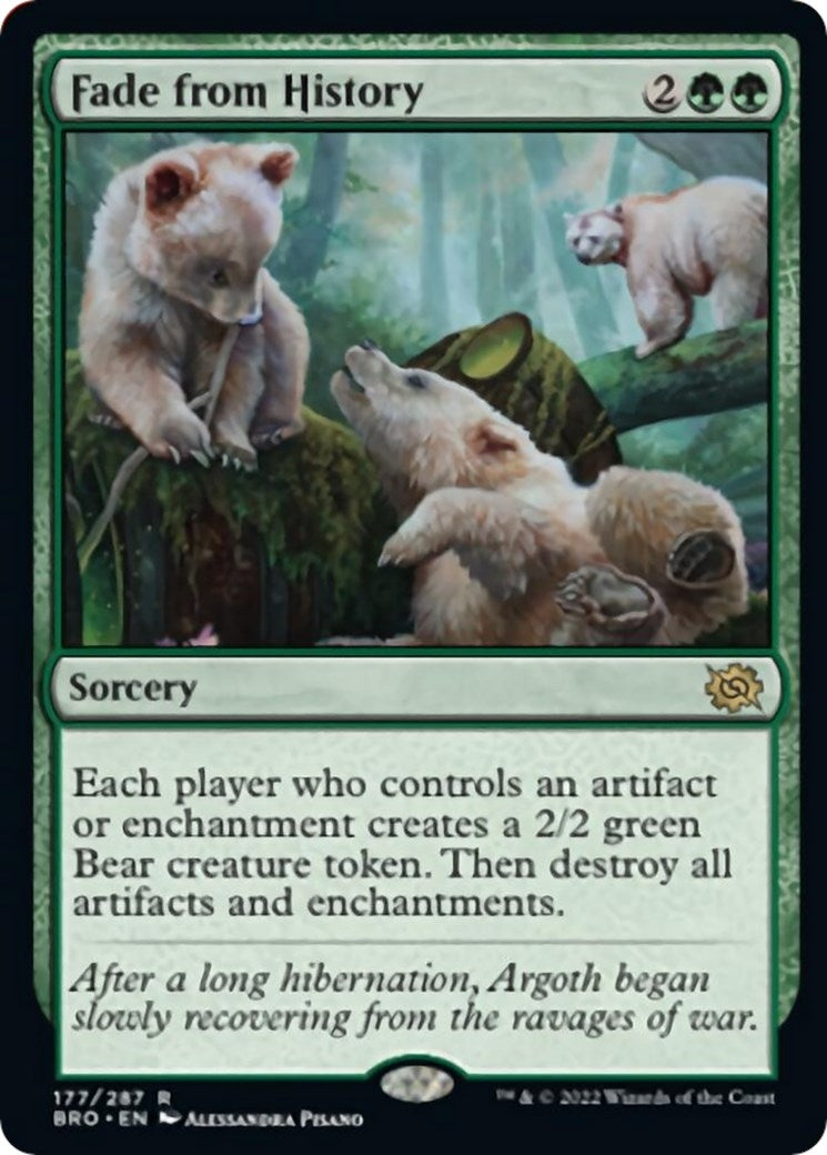 Image for Fade from History (177) (BRO) - Magic: The Gathering