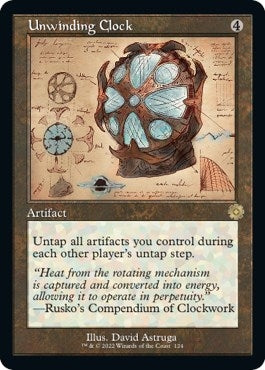 Image for Unwinding Clock (Schematic) (124) (BRR) - Magic: The Gathering