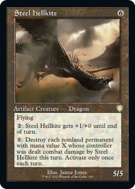 Image for Steel Hellkite (Retro Frame) (163) (BRC) - Magic: The Gathering