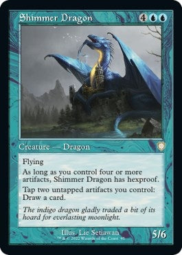 Image for Shimmer Dragon (Retro Frame) (95) (BRC) - Magic: The Gathering
