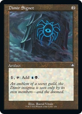 Image for Dimir Signet (Retro Frame) (138) (BRC) - Magic: The Gathering