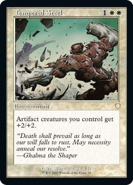 Image for Tempered Steel (Retro Frame) (76) (BRC) - Magic: The Gathering