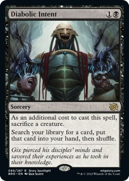 Image for Diabolic Intent (89) (BRO) - Magic: The Gathering