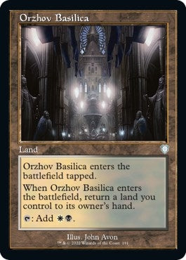 Image for Orzhov Basilica (Retro Frame) (191) (BRC) - Magic: The Gathering