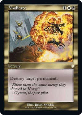 Image for Vindicate (Retro Frame) (131) (BRC) - Magic: The Gathering