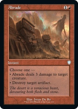 Image for Abrade (Retro Frame) (111) (BRC) - Magic: The Gathering