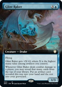 Image for Glint Raker (Extended Art) (54) (BRC) - Magic: The Gathering