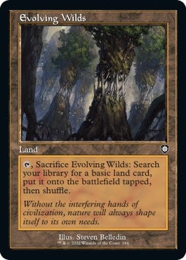 Image for Evolving Wilds (Retro Frame) (184) (BRC) - Magic: The Gathering