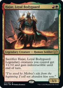 Image for Hajar, Loyal Bodyguard (211) (BRO) - Magic: The Gathering