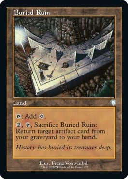 Image for Buried Ruin (Retro Frame) (177) (BRC) - Magic: The Gathering