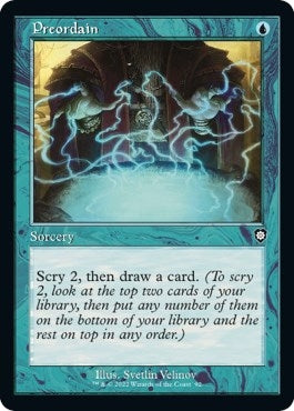 Image for Preordain (Retro Frame) (92) (BRC) - Magic: The Gathering