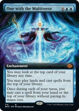 Image for One with the Multiverse (Extended Art) (316) (BRO) - Magic: The Gathering