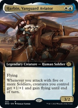Image for Harbin, Vanguard Aviator (Extended Art) (355) (BRO) - Magic: The Gathering