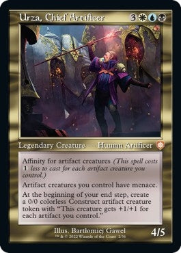 Image for Urza, Chief Artificer (Retro Frame) (2) (BRC) - Magic: The Gathering