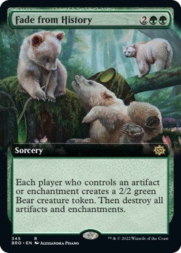 Image for Fade from History (Extended Art) (345) (BRO) - Magic: The Gathering