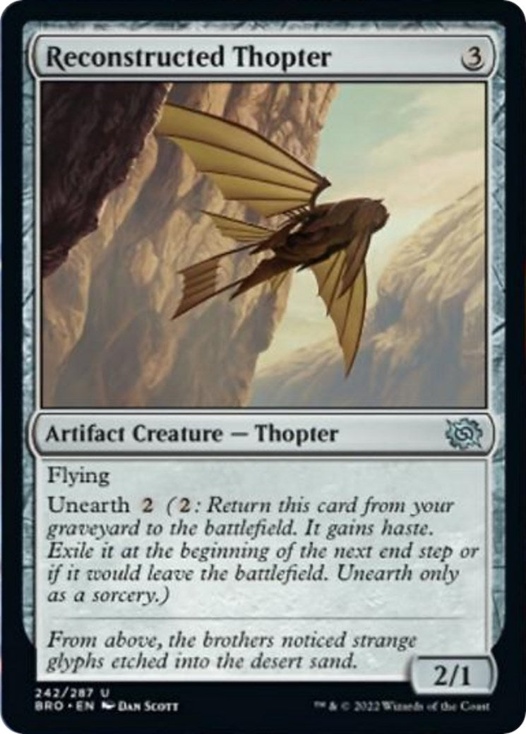 Image for Reconstructed Thopter (242) (BRO) - Magic: The Gathering